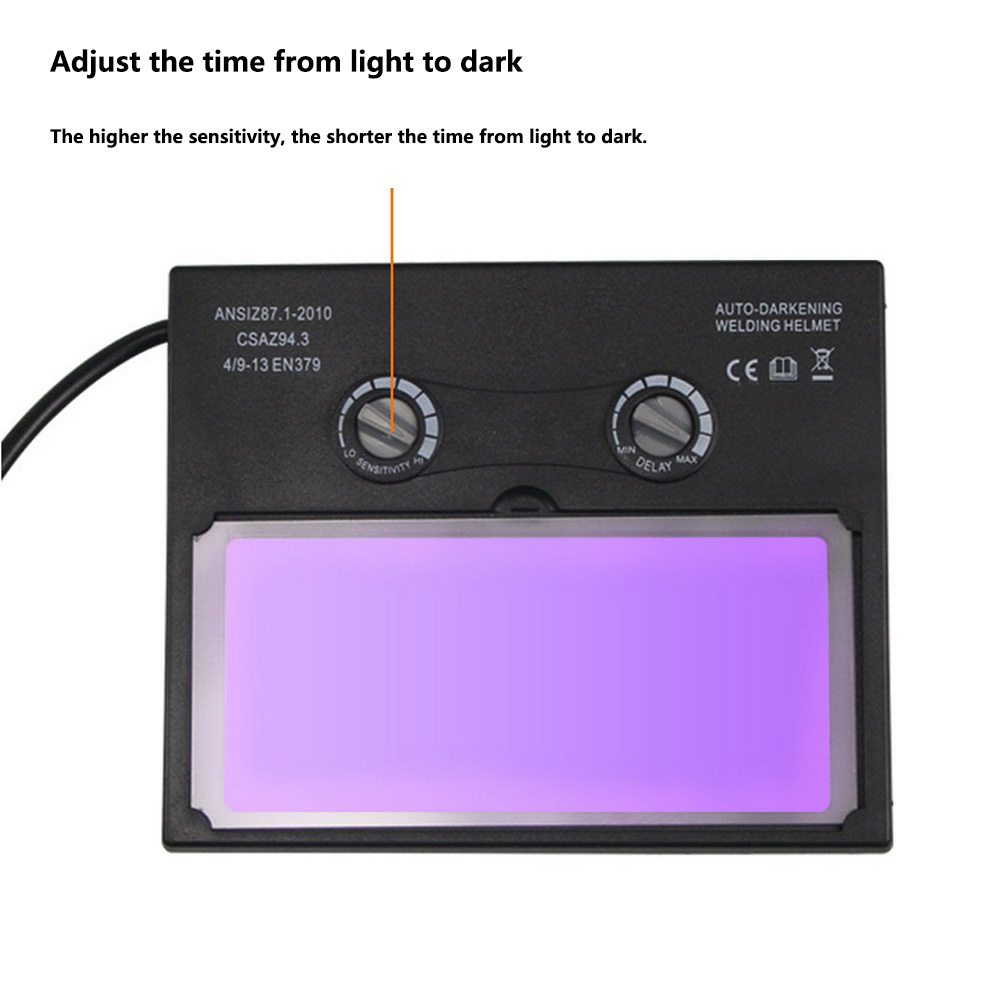 Welding Mask Protective Solar Welding Helmet Automatic Photoelectric Multi-pattern Protective Head Eye Protection Screen Tool