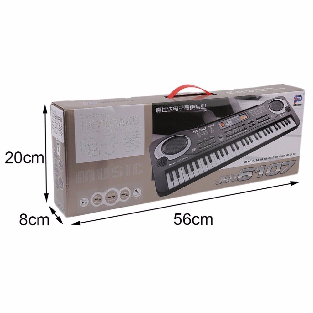 61 Keys Digital Music Electronic Keyboard Key Board Electric Piano