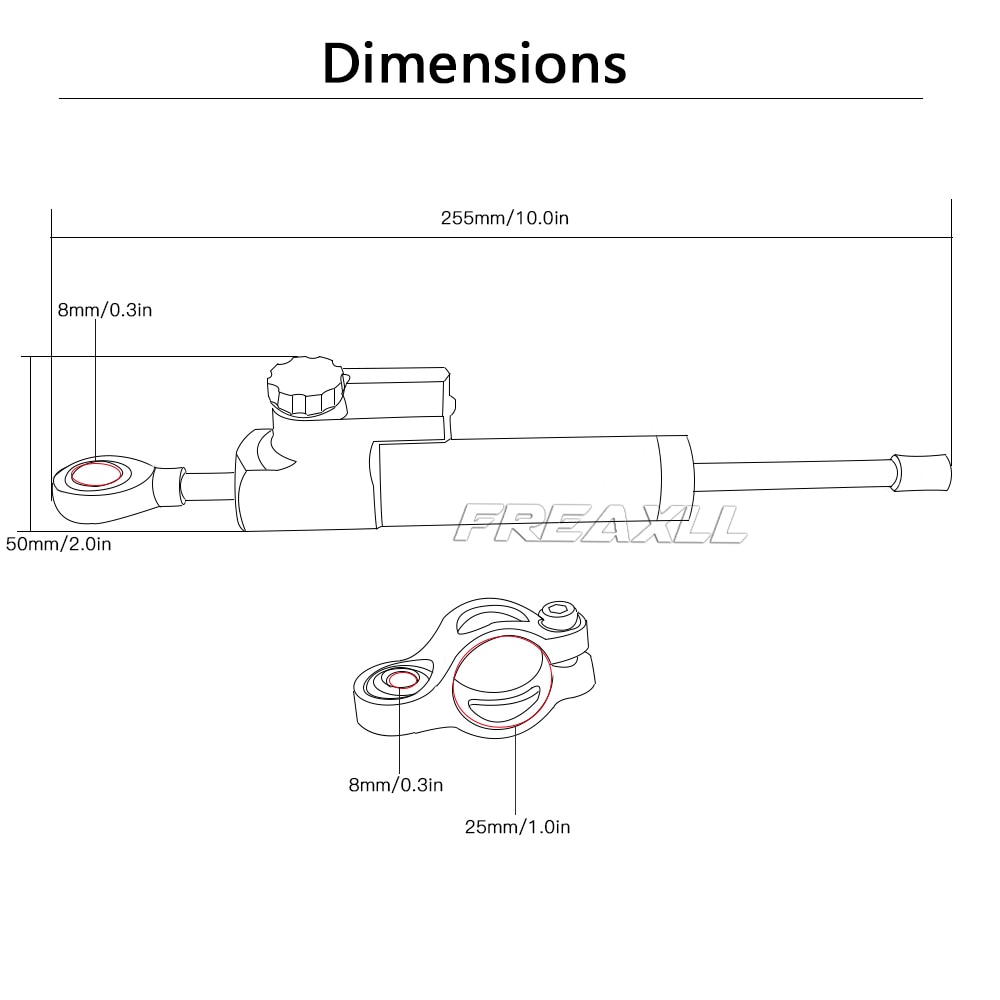 For Suzuki GSF 600 650 Bandit S GSF 1200 1250 Bandit Aluminum Motorcycle Accessories Damper Steering Stabilize Safety Control