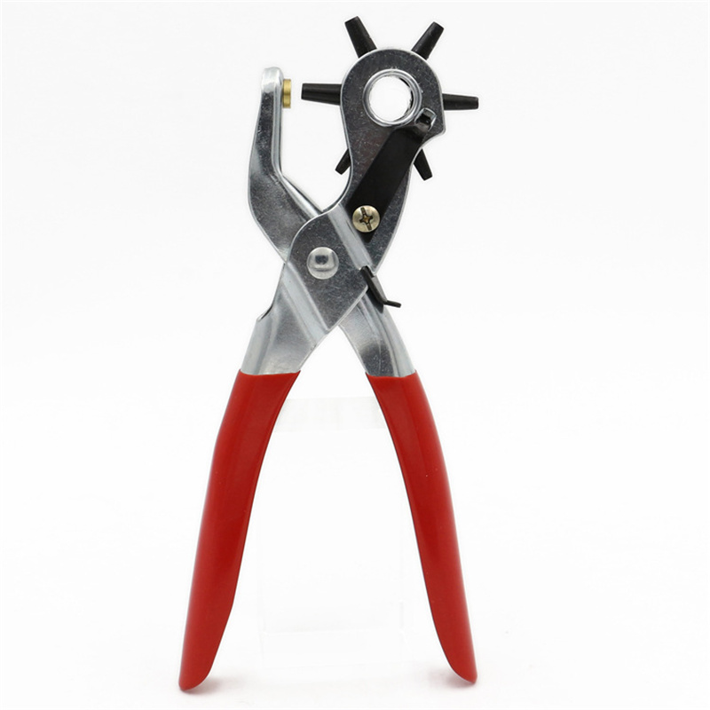 Perforadora de papel de cuero para cinturones, alicates de costura, perforadora de ojal, banda de reloj, herramientas de artesanía de cuero: Ordinary