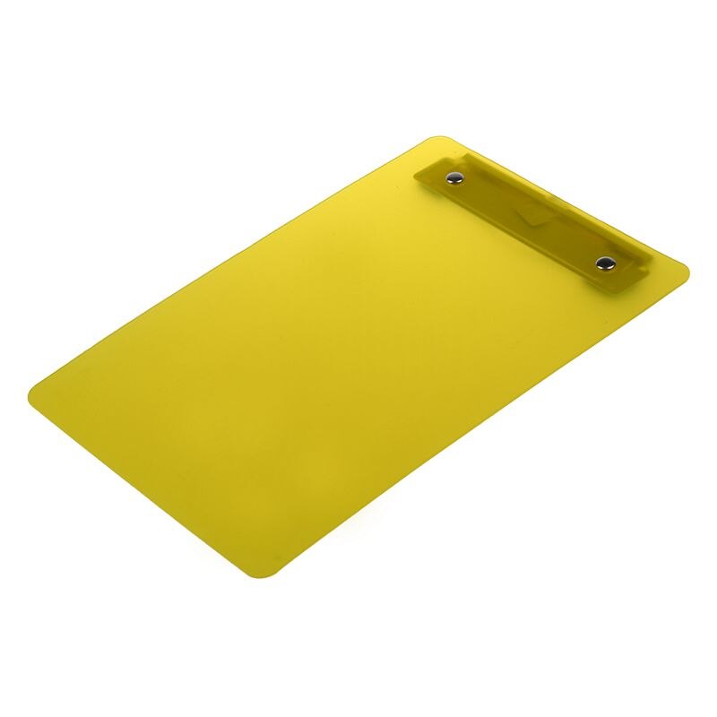 Plastic A6 clipboard folder with lid Clipboard orange