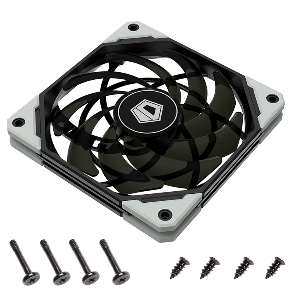 120mm Computer Case Cooling Fan PWM Silent Quiet Chassis PC Cooler for ID-COOLING Household Computer Accessories