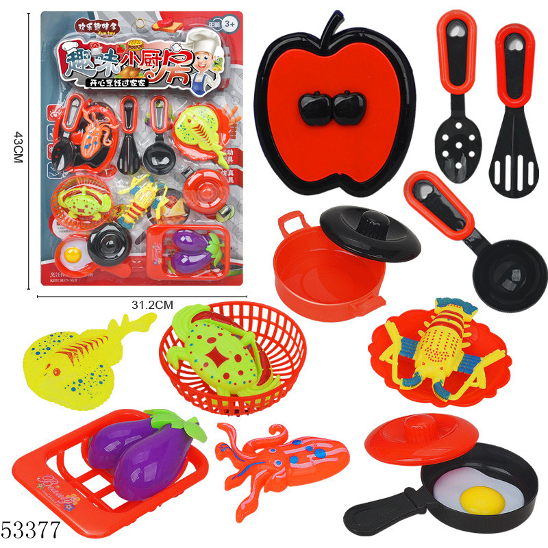 Mini giocattoli da cucina gioca cibo frutta e verdura giochi utensili da cucina giocattoli educativi per bambini