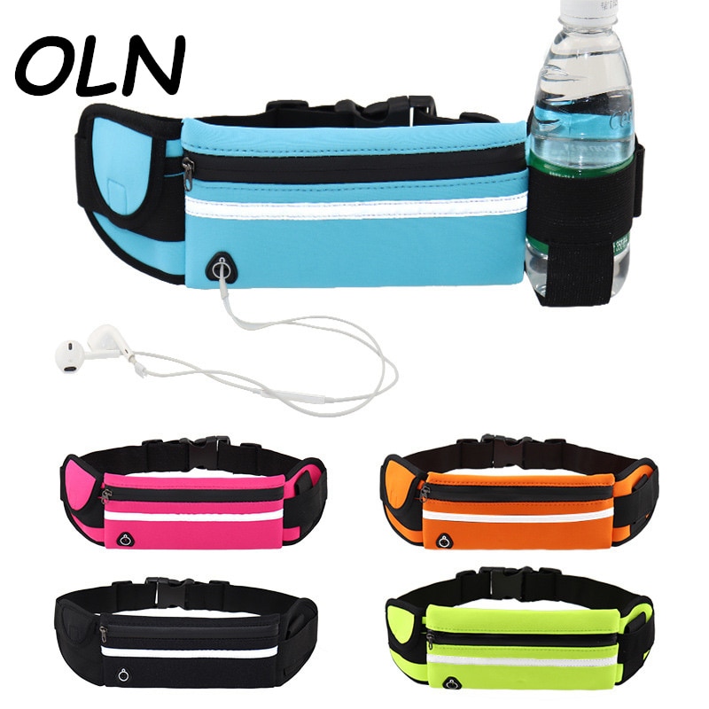 Waist Pack Sport Fanny Pack for Women Men Mini Portable Convenient USB Waterproof Phone Belt Bag Fanny Pack Men for Outdoor Run