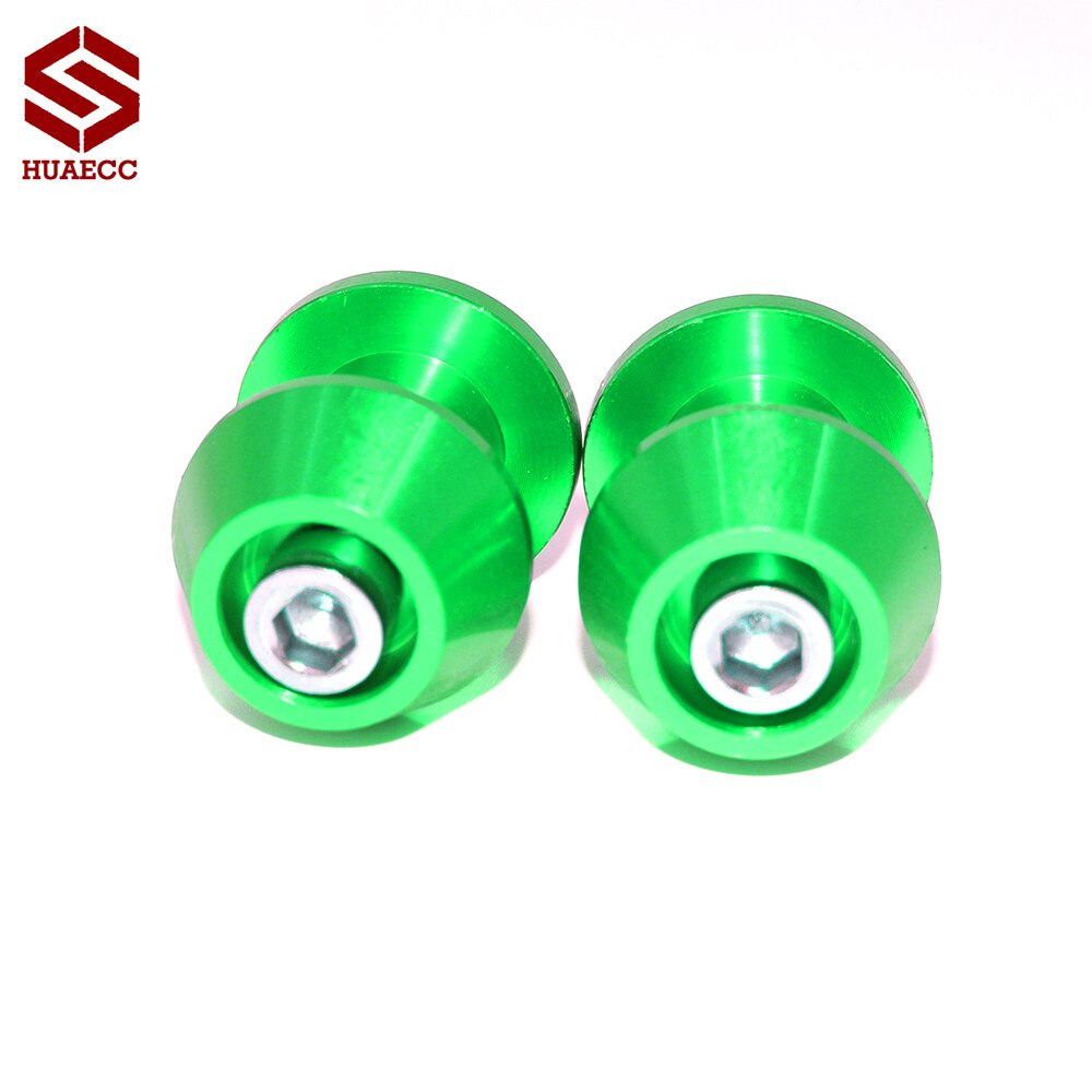 Motocicleta CNC basculante carrete Sliders 10mm carretes de brazo oscilante deslizadores para Kawasaki Z750 Z1000 Z1000SX ZX6R ZX6RR 636 ZZR600