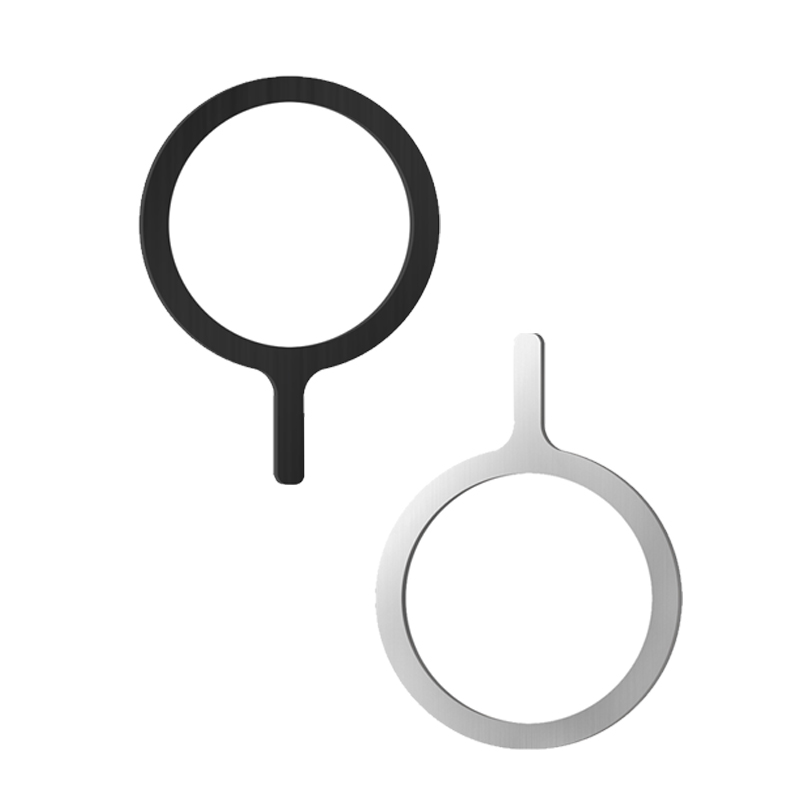 Self Adhesive Metal Ring Iron Sheet Sticker for Apple IPhone Case Magsafe Magnetic Wireless Charging Ring for iPhone 15: green