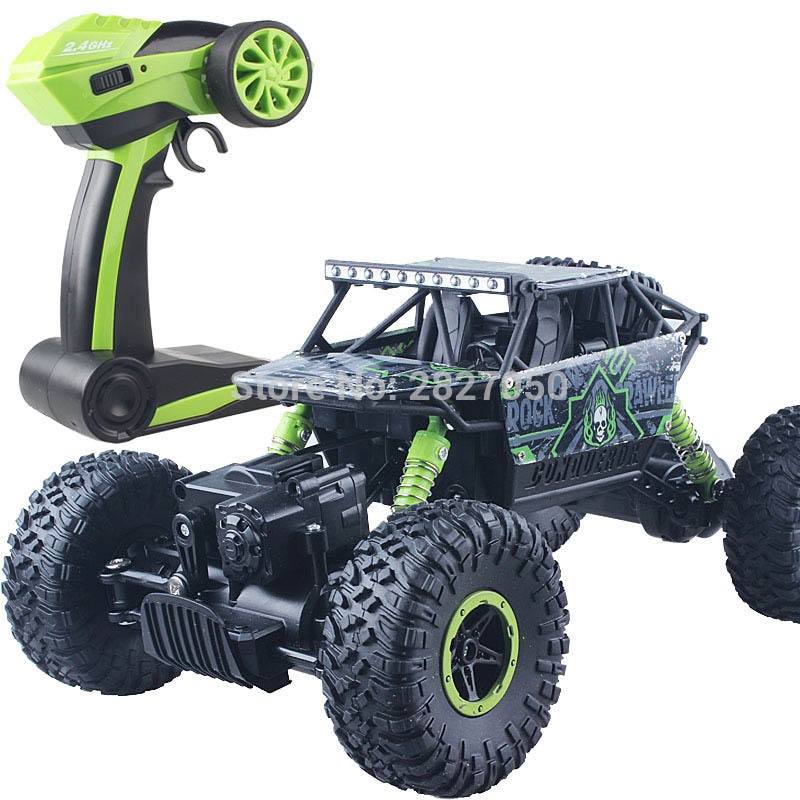 2.4G 4CH 4WD Rock Crawlers climbing RC Car 4x4 Driving Car Double Motors Drive Bigfoot Car Remote Control Off-Road Vehicle toy