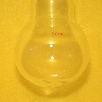 50ml,24/29,Round Bottom Glass Boiling Flask,1-neck,Single Neck,Boro3.3 Labware