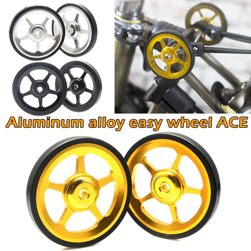 2 stk aluminiumsfælge modifikationssæt let hjul til brompton nin 668