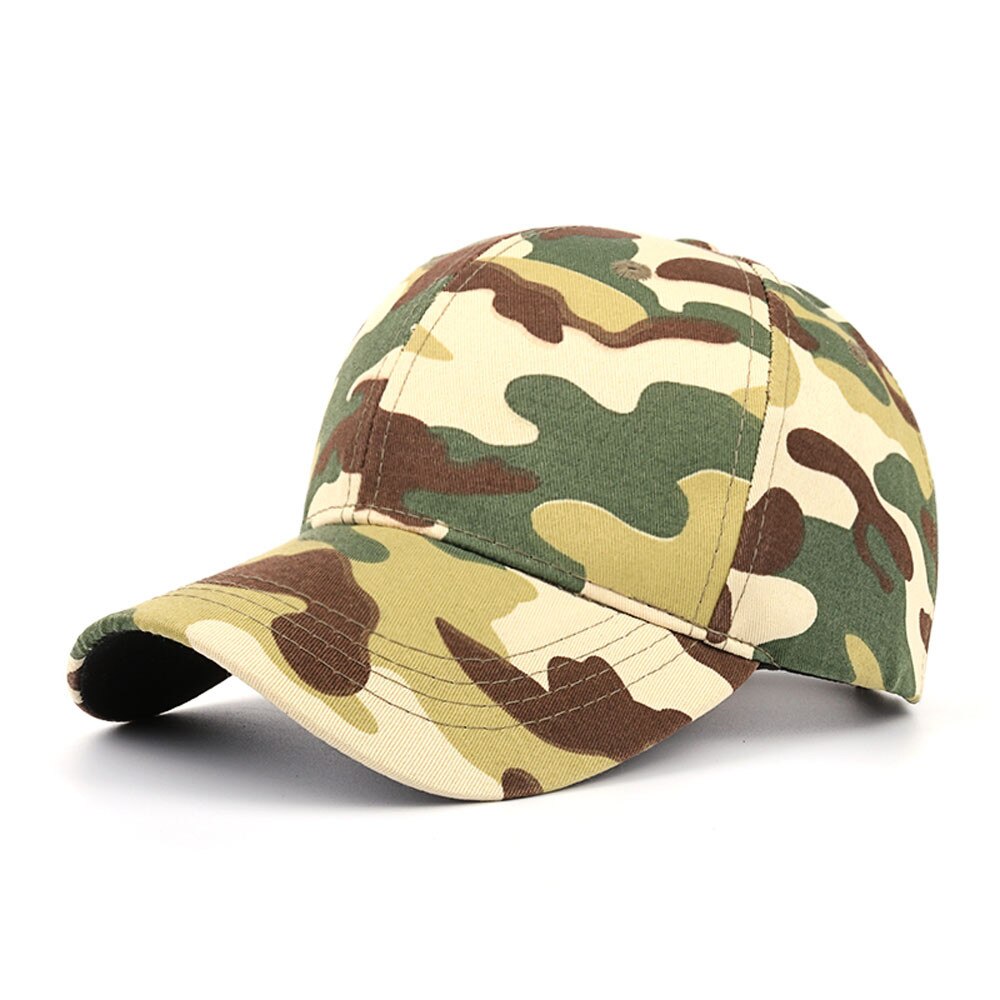 Outdoor Mannen Vrouwen Honkbal Tennis Caps Camouflage Verstelbare Zonnescherm Snapback Hoeden Comfortabel Om Te Dragen 0824