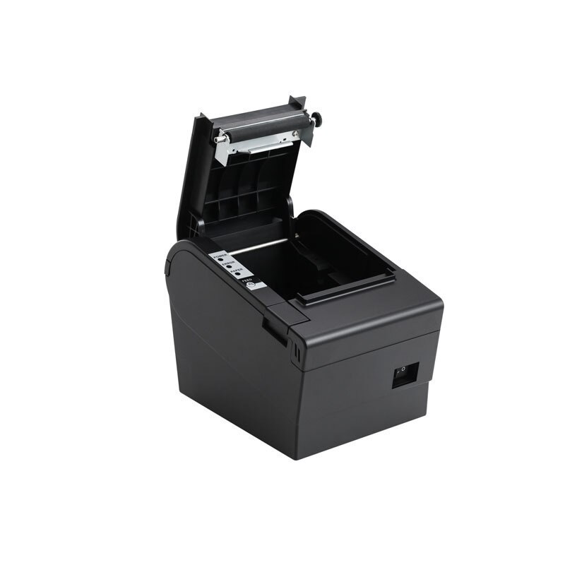 Hsprinter nice pos printer USB LAN port 80mm printer with cutter support 180mm/s printing speed HS-825UL