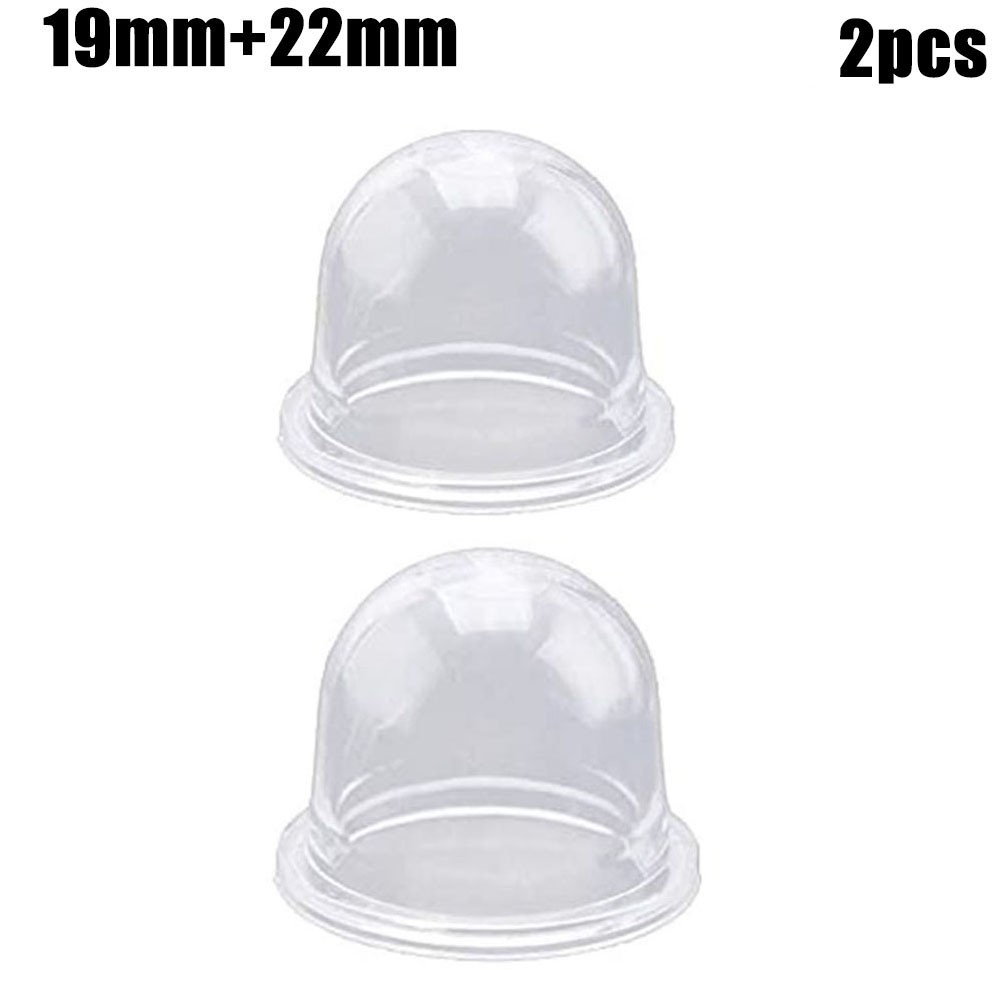 2 Stuks Brandstof Primer Lamp Set 19/22 Mm Carb Primer Lamp Cap Carburateur Onderdelen Voor Kettingzagen Blower trimmer Bosmaaier Vervangen