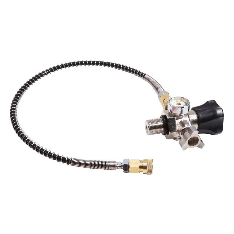 M18X1.5 Thread 4500Psi SCBA Valve Regulator Fill Station Hose for PCP Air Tank: Default Title