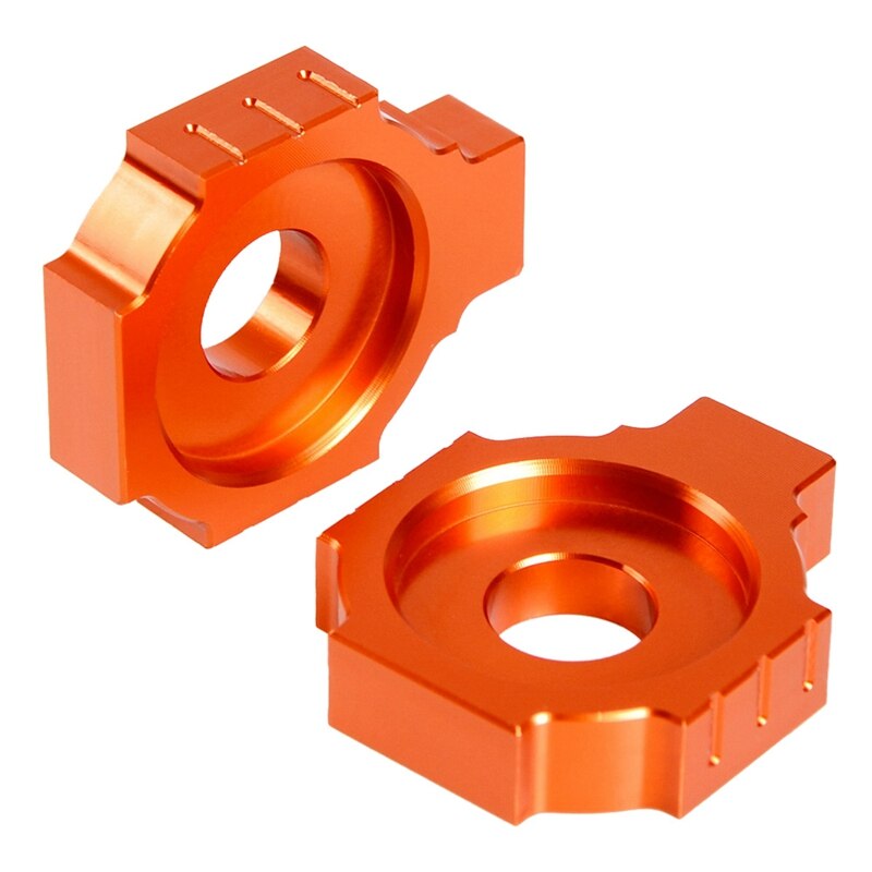 Motorcycle Rear Axle Blocks Chain Adjuster for RC 125 200 390 Duke RC 125 RC200 RC390 Duke 125 Duke 200 Duke 390