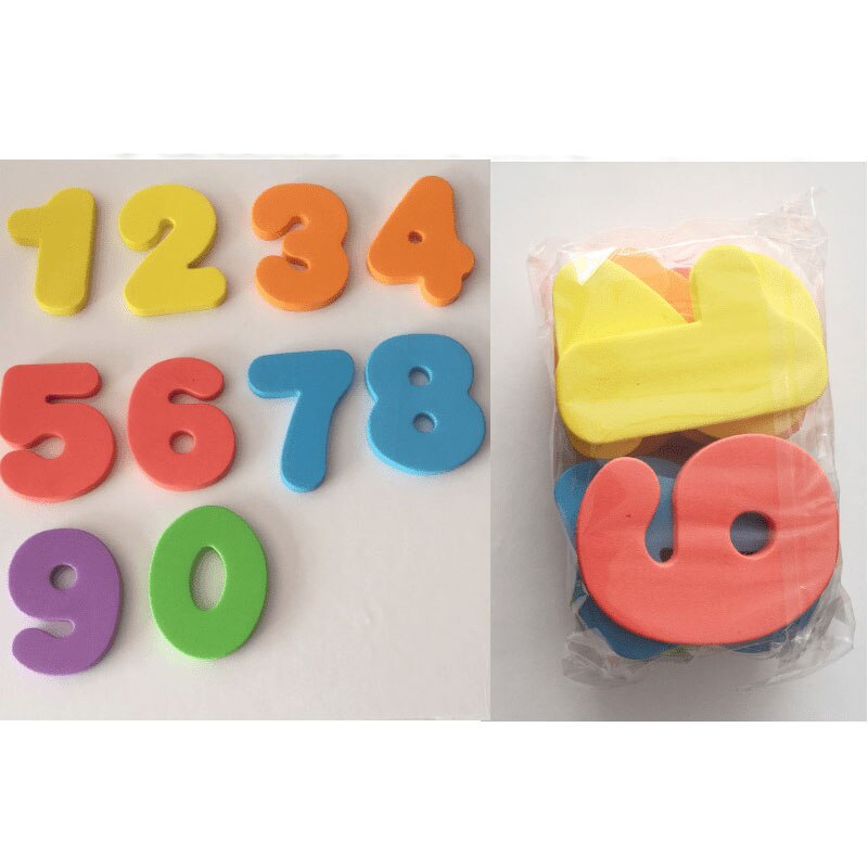 Bathtub Bathroom Education Learning Toys Foam Letters Alphanumeric Total Bubble Stickers Children's Puzzle DIY Toy Set 36Pcs: F-Set