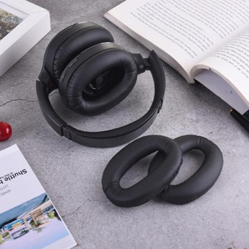 Bløde memory foam ørepuder puder til sony mdr -1000x wh  -1000 xm 2 hovedtelefoner ørepuder protein læder headset cover høreværn