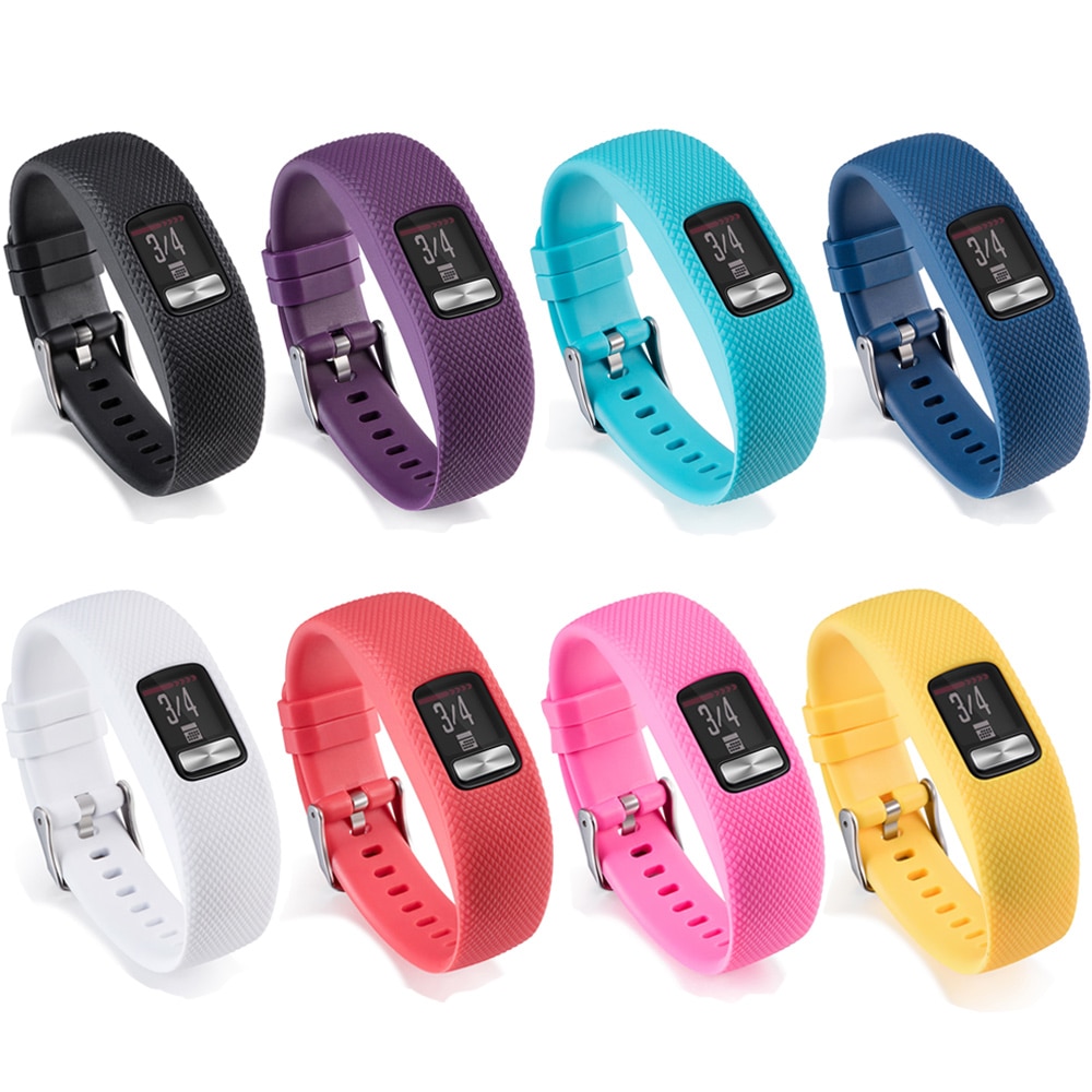 Bracelet de rechange en silicone souple pour montre connectée Garmin Vivofit 4, moniteur d'activité physique