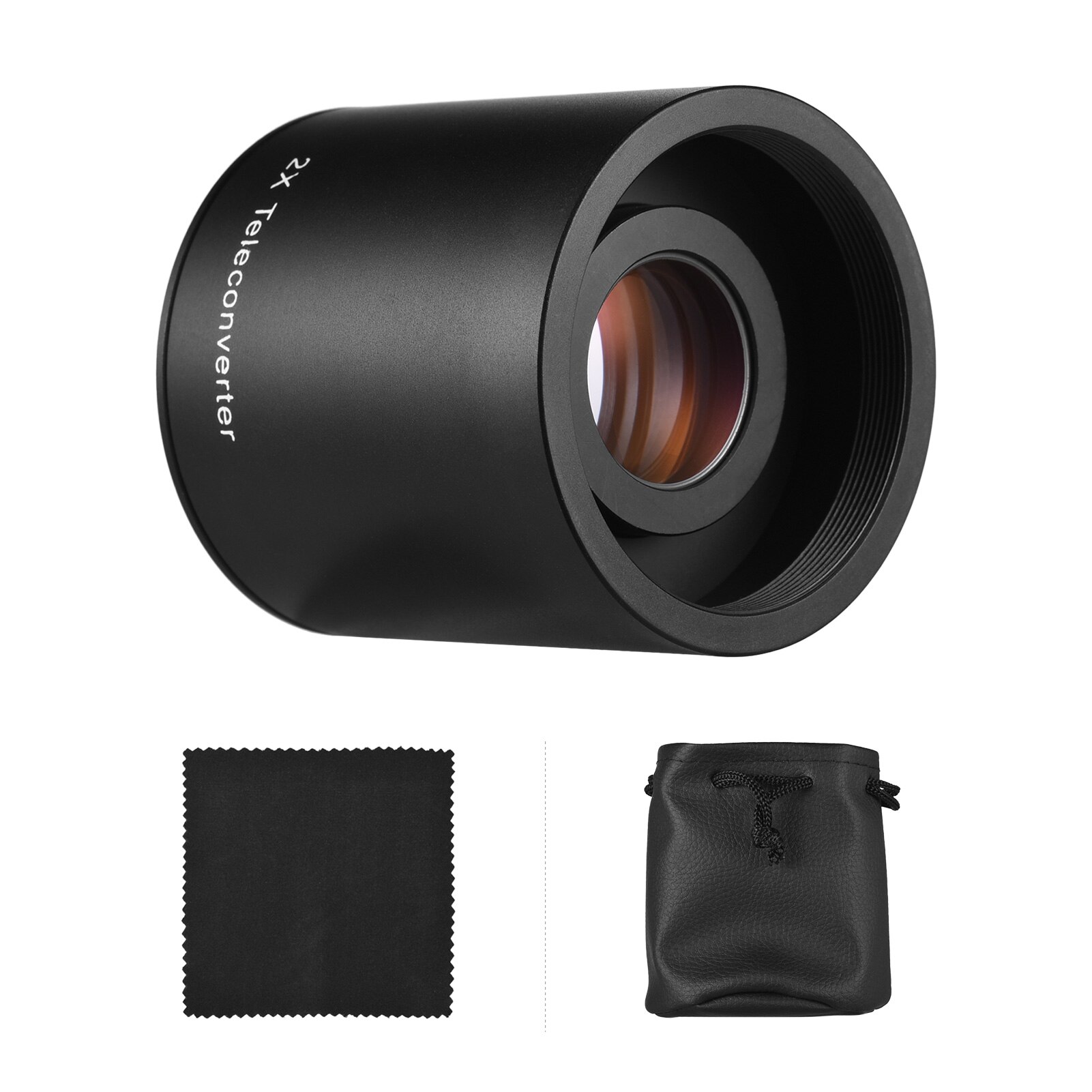 2X Converter Teleconverter Vergroting Lens Voor T-Mount 420-800Mm 500Mm 800Mm 900Mm 650-1300Mm Telelens Teleconverter