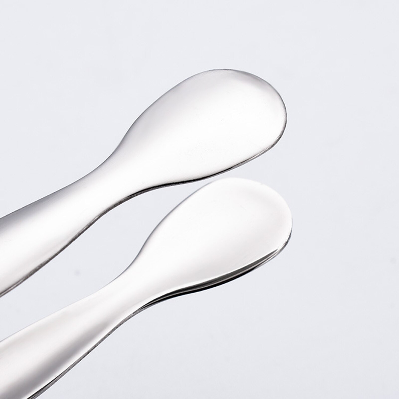 2Pcs Stainless Steel Ice Cube Sugar Tongs for Tea Party Coffee Bar Food Serving