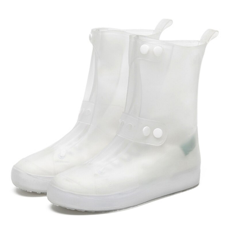 Botas altas impermeables para hombre y mujer, protectores de calzado Unisex de Material de silicona, Botas de lluvia para interiores y exteriores, para días lluviosos