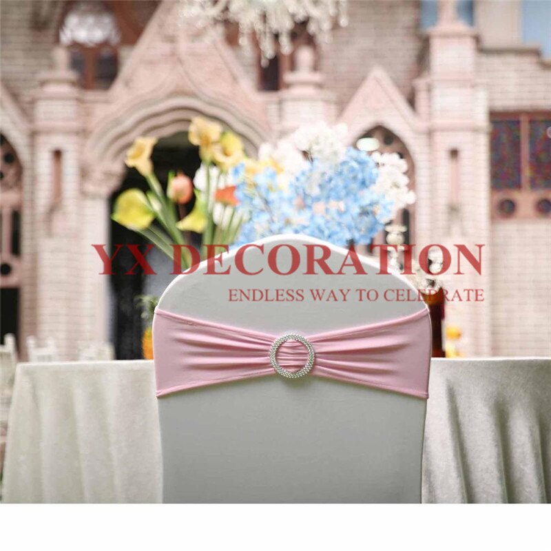Ceinture de chaise en Lycra | Bande Spandex bon marché, adaptée à la housse de chaise, décoration de Banquet et de mariage