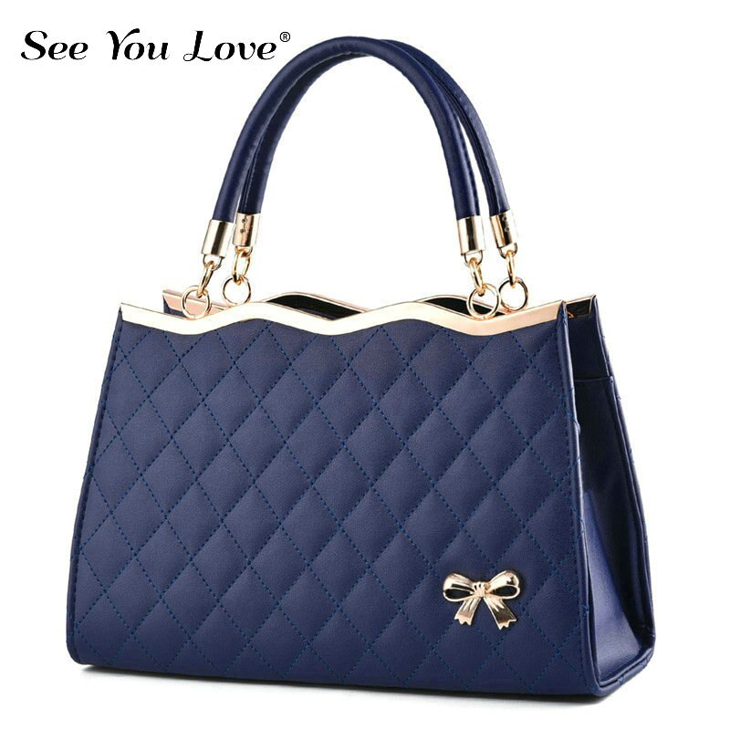 Zomer Vrouwelijke Tas Voor Dames Telefoon Zak Rits Vrouw Handtassen Flap Beroemde Lederen Vrouwen Schouder Crossbody Tassen: Deepblue