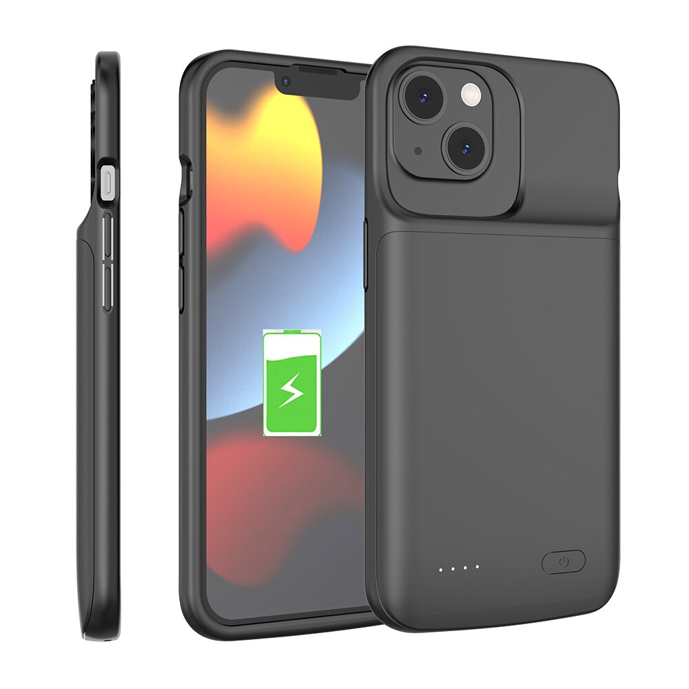 Batterij Oplader Voor Iphone 13 Pro Max 13 Mini Opladen Case Voor Iphone 12 Pro Max 12 Mini Draagbare power Bank Oplader