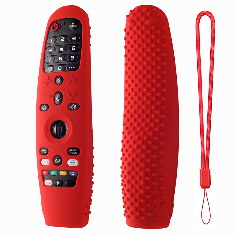 Funda protectora de silicona para mando a distancia, funda protectora adecuada para LG Magic TV AN-MR19BA/MR18BA/MR20GA/AKB 75855501 /AN-MR600: Verde claro