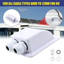 1/2 Gaten Dak Draad Entry Klier Doos Zonnepaneel Kabel Connector Houder Camper Caravan Varen Camper Van Accessoires
