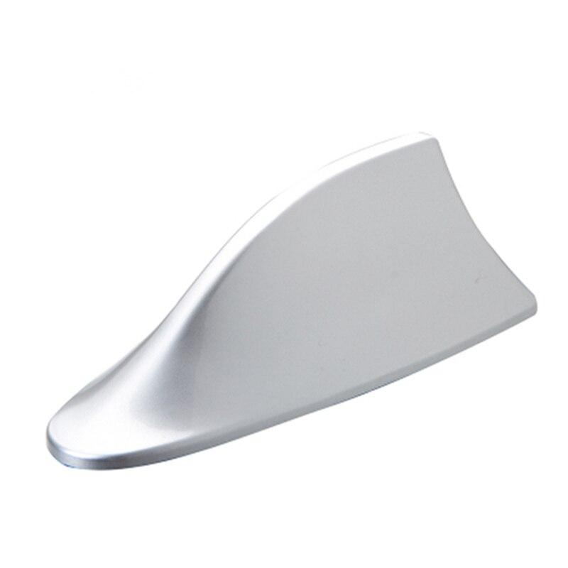 Más nueva para coche estilo Antena de coche tipo aleta de tiburón antena de Radio antenas de señal FM para Volkswagen VW Polo a Skoda Fabia Seat Leon Ibiza: Silver