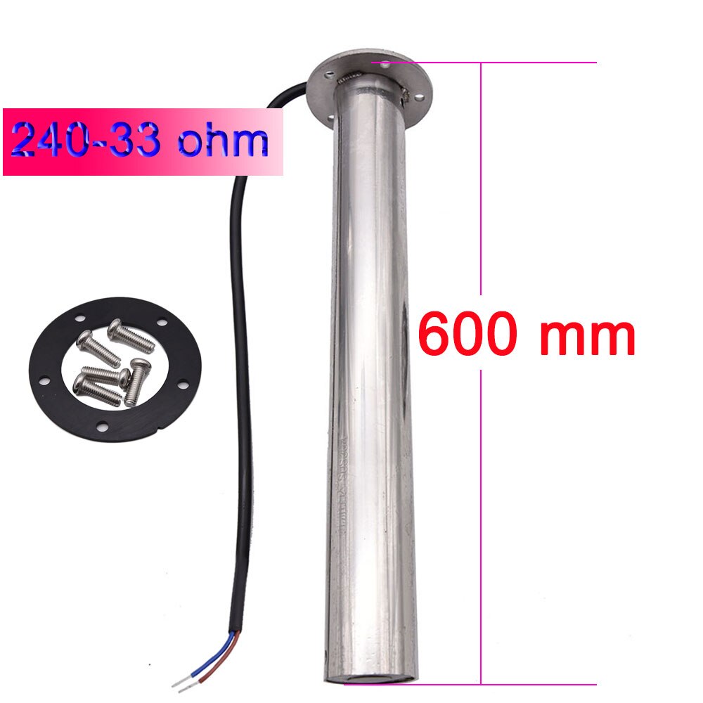150mm ~ 600mm Abwasser eben Messgerät Sensor Marine Stiefel Auto Kraftstoff Absender Einheit Wasserstand messgeräte 0-190 240-33Ohm wasserstand anzeige: 600mm 240-33Ohm