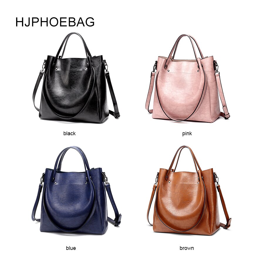 HJPHOEBAG femmes sac de créateur de en cuir pu grande taille dames sac de messager de grande capacité sac à bandoulière YC023