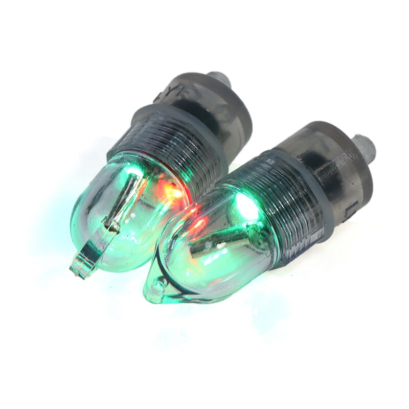 2 stk led nat fiskestang tip lys smart sensor bid alarm lampe fiske bid alarm gear tilbehør