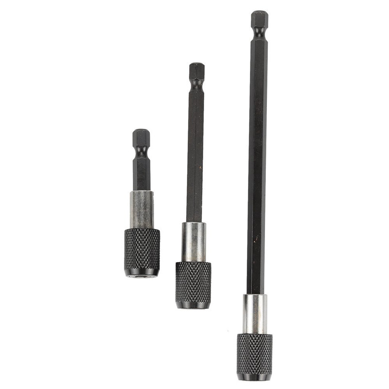 Topo soquete bit barra de extensão hex haste adaptador broca porca driver power bit ferramentas reparo kit conjunto + hex liberação rápida magneti