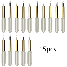 15pcs Tungsten Steel Premium Fine Point Cutting Blade Vinyl Cutter Plotter Blade for Cricut Explore 1 2 3 Air Cricut Maker