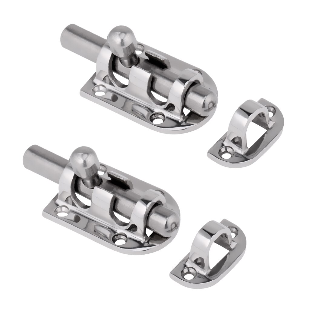 2 Stuks 316 Rvs Boot Barrel Bolt Marine Deur Venster Klink