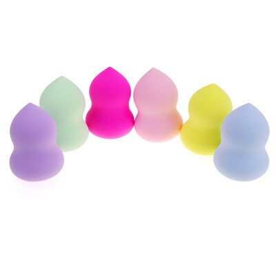 1pc sminke svamp kalebass pulver puff stativ egg pulver puff brakett boks tørketrommel arrangør skjønnhet hylle holder verktøy: Tilfeldig farge