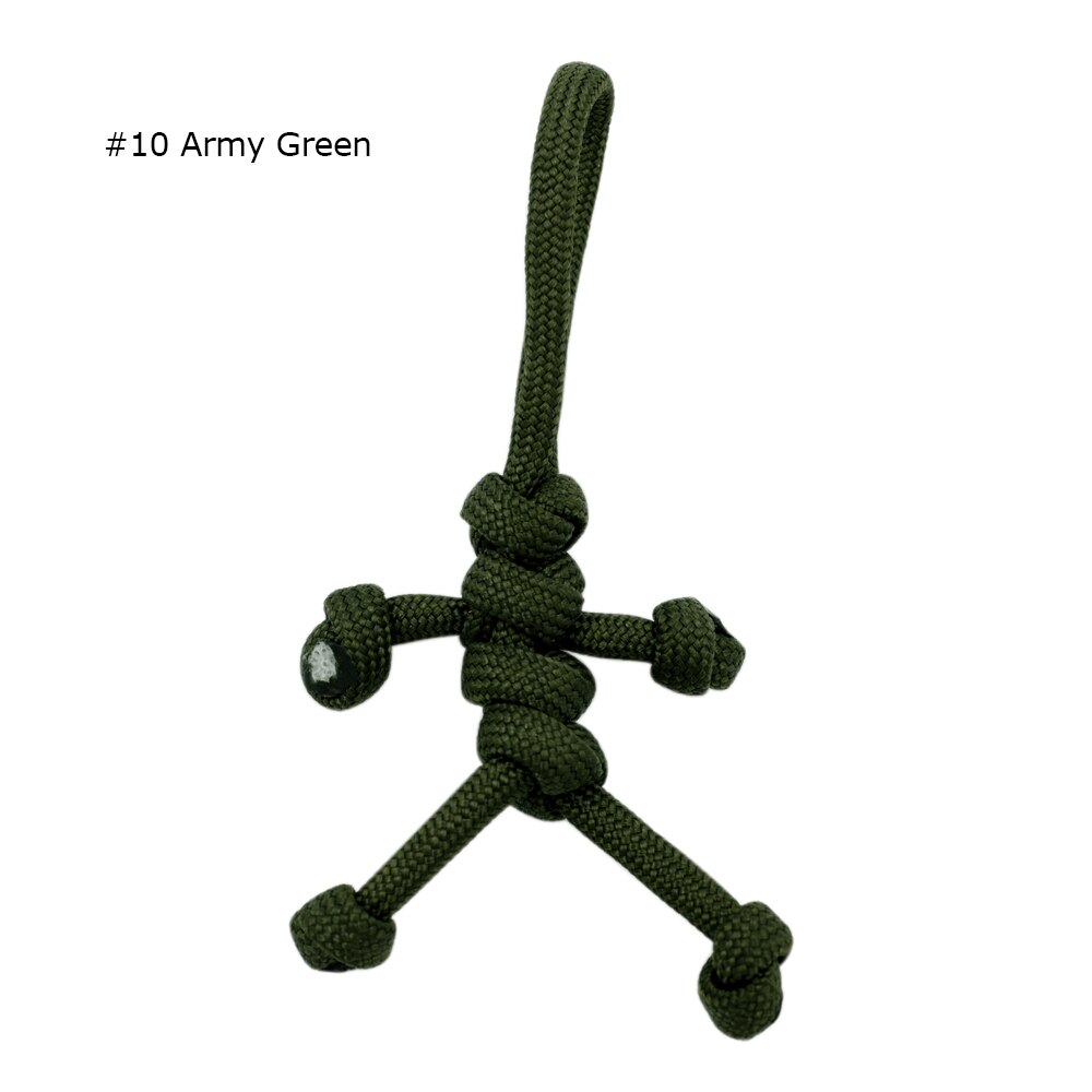 Paracord Buddy Keychain Ultra Portable Novelty Handmade Carabiner Accessories 550 Parachute Cord for Scooters Cars Key Holder: No.10 Army Green