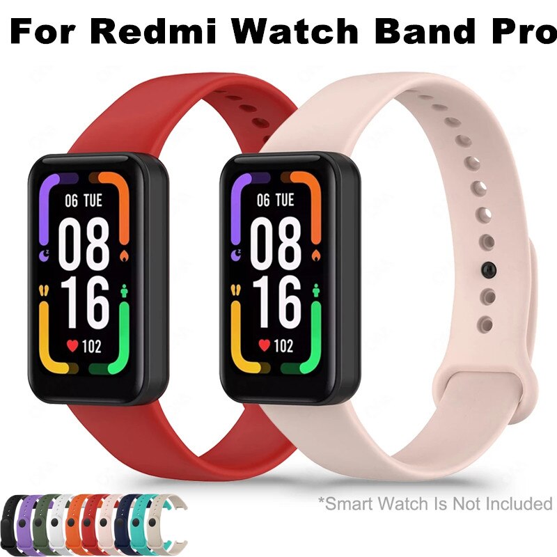 Sport Silicone Strap For Redmi Smart Band Pro Watch Band Bracelet Replacement Wristband For Redmi Watch Band Pro Strap Correa