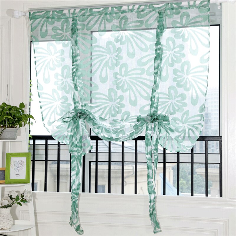 Tassels Voile Curtain Swags All Colours Pelmet Valance Net Curtains Voile Swag Flower Voile Curtain Partysu Floral Curtains
