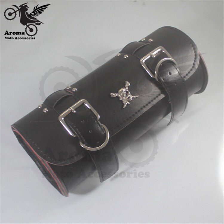 unviersal motocross saddle bag tail head pouch tool bags scooter luggage motorbike tail bag leather motorcycle tail bag moto
