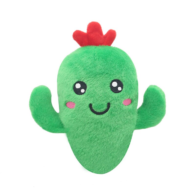 Kaktus grøntsager kæledyr legetøj ananas hund legetøj majs frugt kat hvalp knirke legetøj: Kaktus