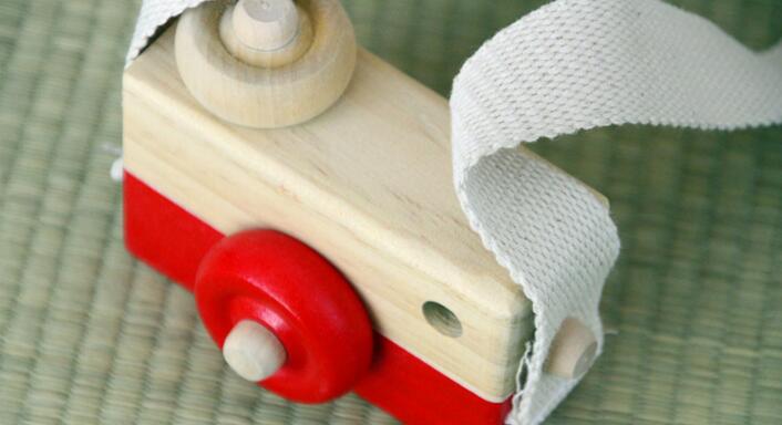 Cámara de madera para niños y bebés, juguete educativo para decoración de fotografía, de cumpleaños, producto , ,: red NEW