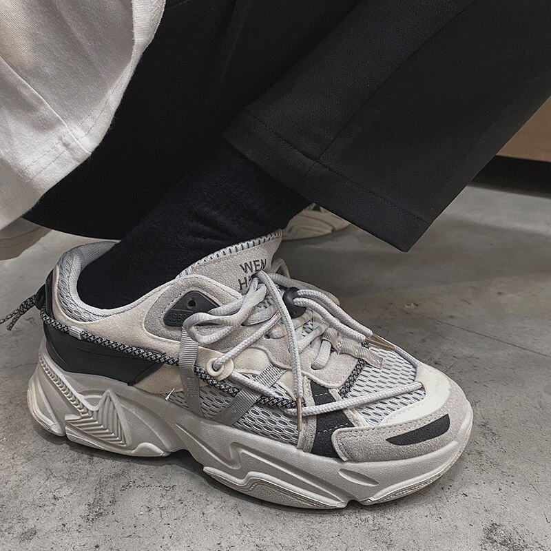 Heren casual schoenen wandelschoenen outdoor sneakers plateauschoenen heren comfort chunky sneakers herenschoenen sneakers