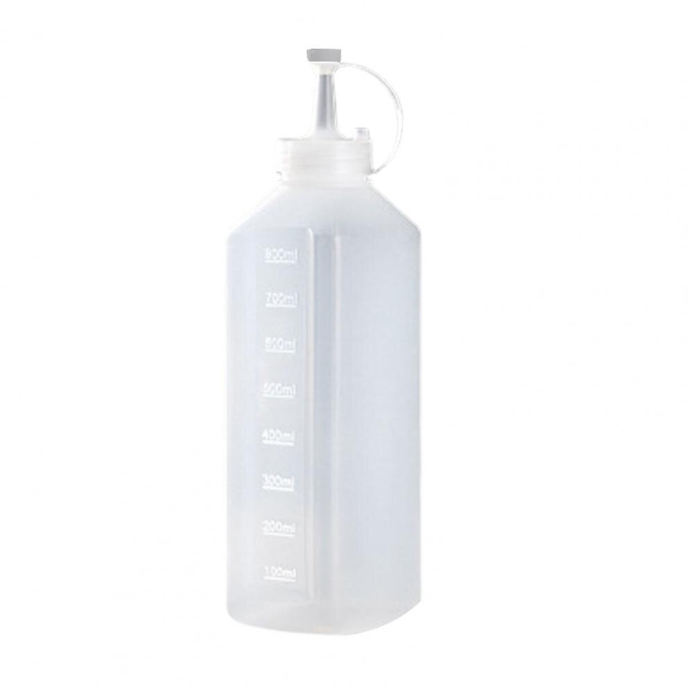 Condiment Bottle Not Deformed Squeeze Dispenser PE Leakproof Modern Ketchup Condiment Bottle:  Tall