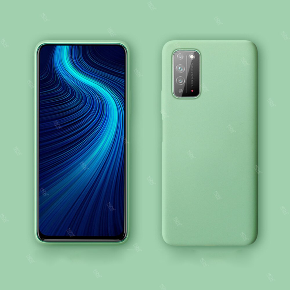 Original Liquid Silicone Case For huawei honor x10 5g Hoesje Cases on huwei honor x 10 xonor honer x10 honorx10 Coque Cover 6.63