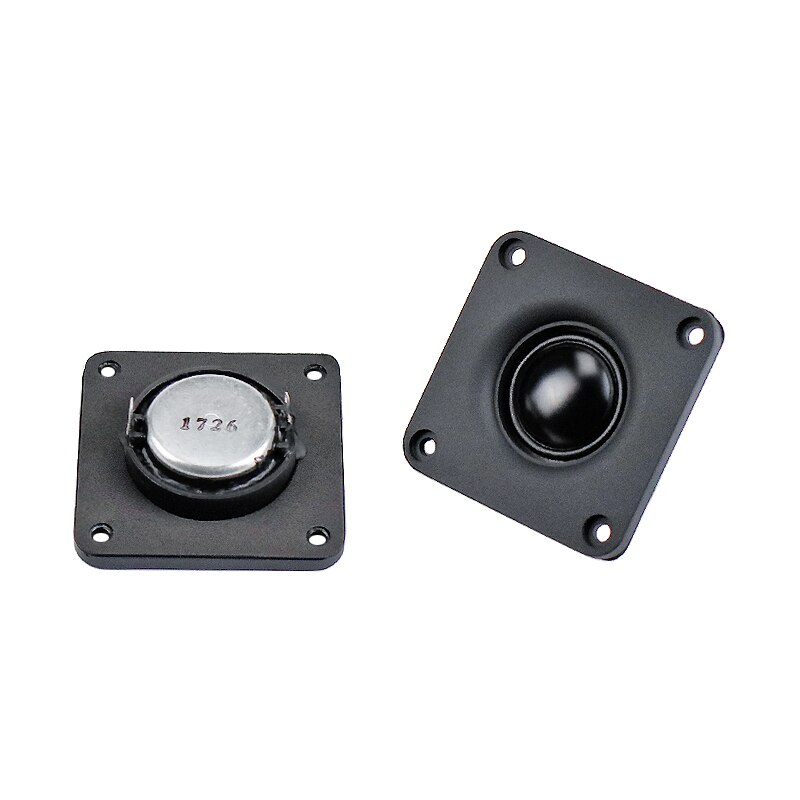 Ghxamp 2.5 inch tweeter luidspreker 4 ohm 18w tweeter luidspreker zwart-carbon aluminiumfolie 65*65mm audio-unit 2 stuks