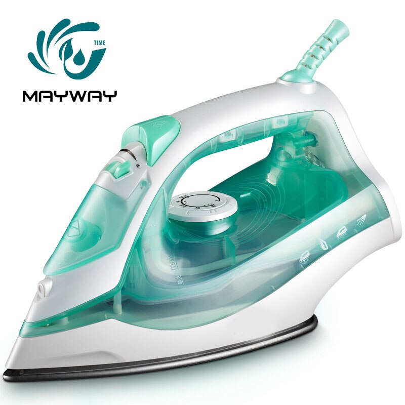 1200W Mini Portable Electric Steam Iron For Clothes Multifunction Adjustable Ceramic soleplate iron for ironing Travel Home