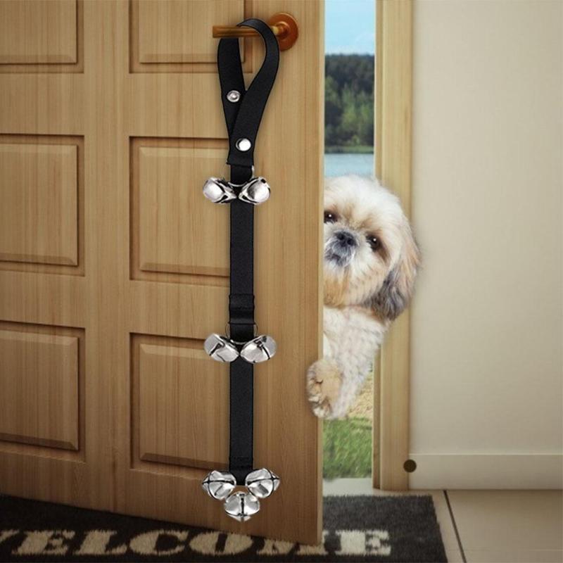 2 stk hunde træningsklokker justerbar kæledyr hund kat husbrud dørklokke