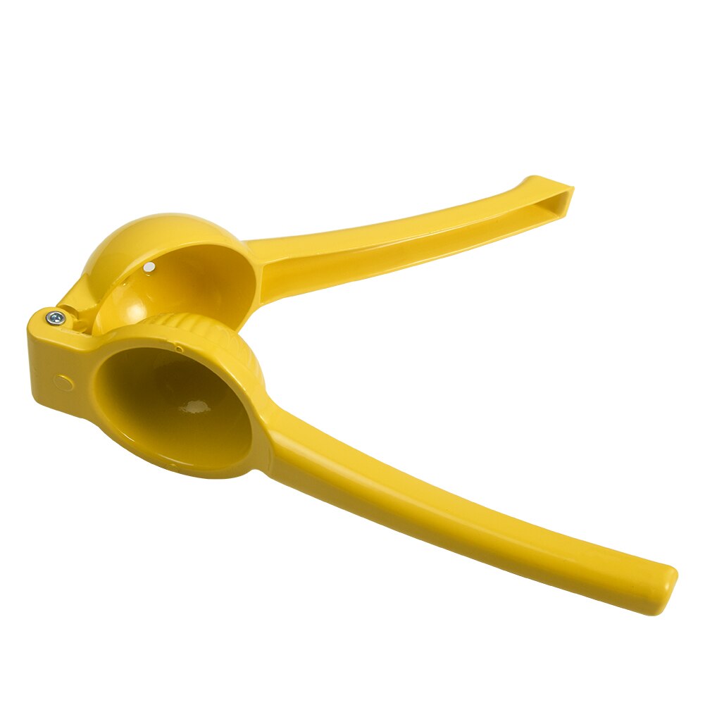 Lemon Squzeer Hand Press Practical Fresh Juice Multifunctional Kitchen Tool Manual Home Yellow Aluminum Alloy Portable Durable